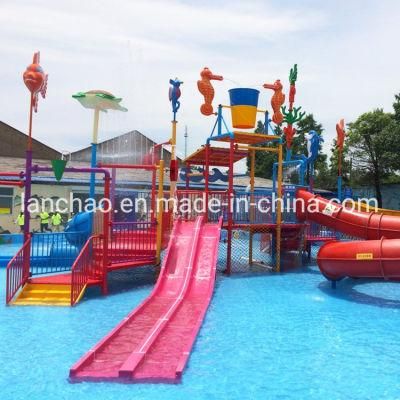 Interactive Outdoor Playground Water Park House