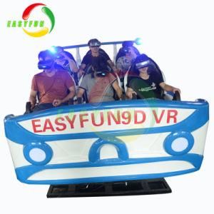 6 People 360 Degree Rotation Platform 9d Vr Chair, 9d Vr Virtual Reality Simulator with Special Effects