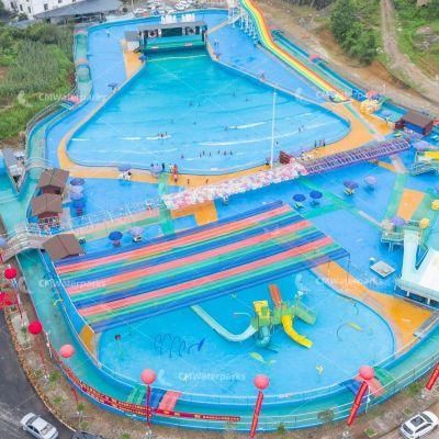 High Quality Fiberglass Water Slide Outdoor Water Park Equipment for Adult Kids