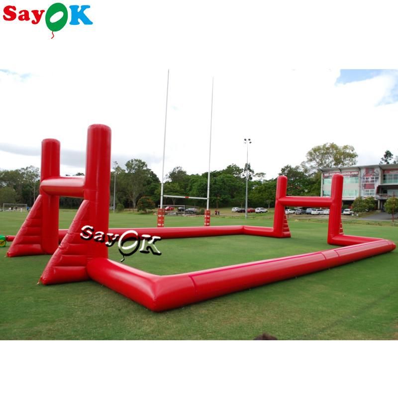 Outdoor Sports Game Air Sealed Inflatable Rugby Pitch