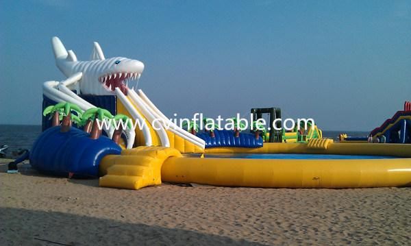 Gaint Inflatable Water Park Swimming Pool Water Slide Amusement Water Park