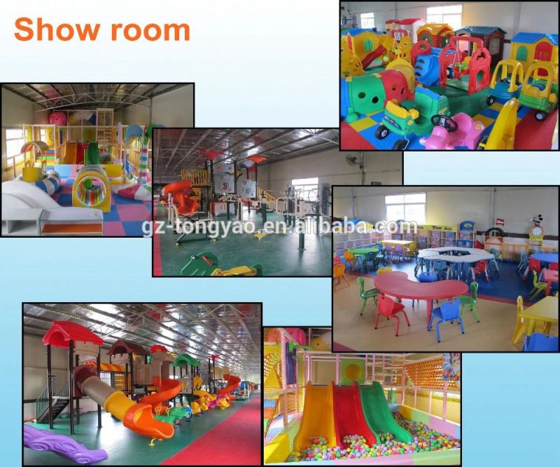 Lovely School Outdoor Playground Plastic Slide