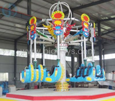 Cheap Rotary Flying Chair Rides Outdoor Amusement Rides Spiral Jet for Sale