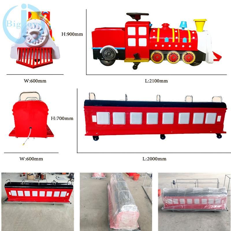 Battery Operated Trackless Trains, Outdoor Trackless Train Type Road Train, Trackless Tourist Train Rides