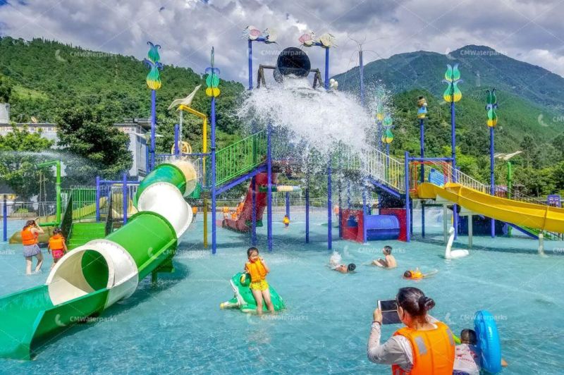 Customized Fiberglass Water Slide Water Park Equipment Dechang Lisu Waterpark