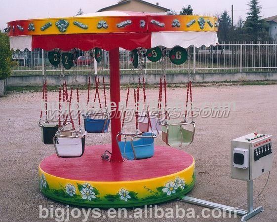 Thrilling Outdoor Playground Kids Ride Small Flying Chair (DJ-FC035)