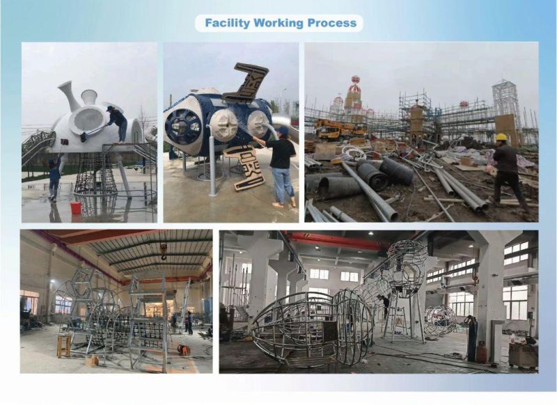 Qunzhen New Design Magic Series Wooden Outdoor Playground Equipment