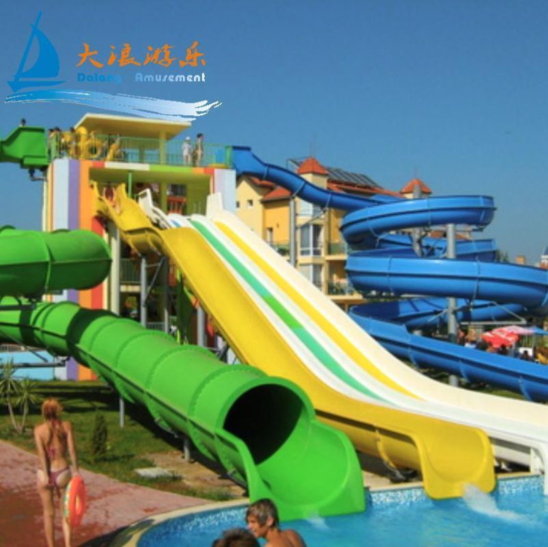Outdoor Slide Playground Swimming Pool
