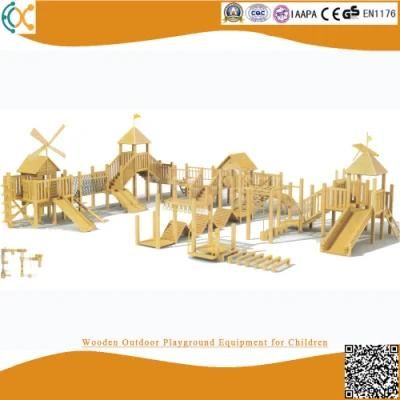 Wooden Outdoor Playground Equipment for Children/Play Ground/Kids Wooden Playground