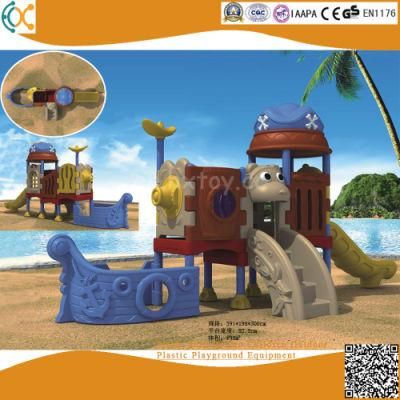 Pirate Ship Design Children Outdoor Plastic Playground Equipment