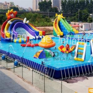 0.9mm PVC Tarpaulin Giant Inflatable Water Park for Water Sports