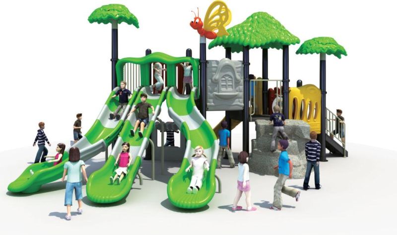Children Plastic Commercial Slide Outdoor Playgroud (TY-70192)