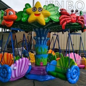 Amusement Park Attractions Carousel Children Flying Chair Outdoor Playground Equipment