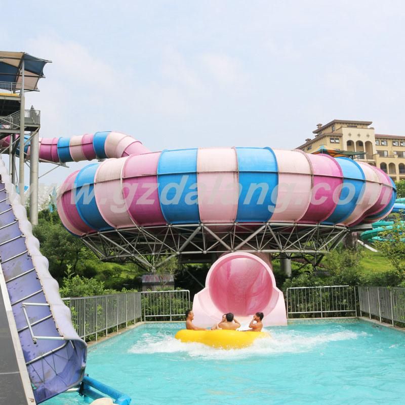 Fiberglass Space Bowl Water Slide (GW-010)