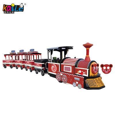 Amusement Park Outdoor Used Adult Kiddie Ride Road Mini Trackless Train