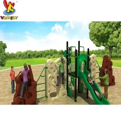 Commercial Kids Outdoor Plastic Climbing Playground Equipment