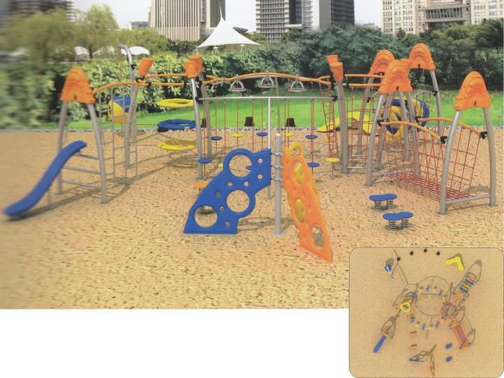 Large Size Outside Steel Climbing Playground for Children