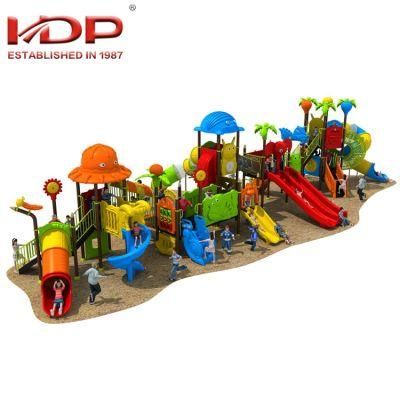 New Style Large Outdoor Playground Equipment Plastic Slide for Kids Animal Paradise Customized Color Available En 1176 with TUV/CCC/Ce