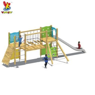 High Quality Kids Outdoor Wooden &amp; PE Board Playground for Play House