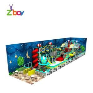 Naughty Castle Soft Playground with 3D Model and Installation Drawing Franchise Children Indoor Playground