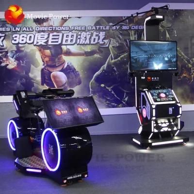 Indoor 360 Degree 3D Glass Headset 9d Vr Bike Simulator