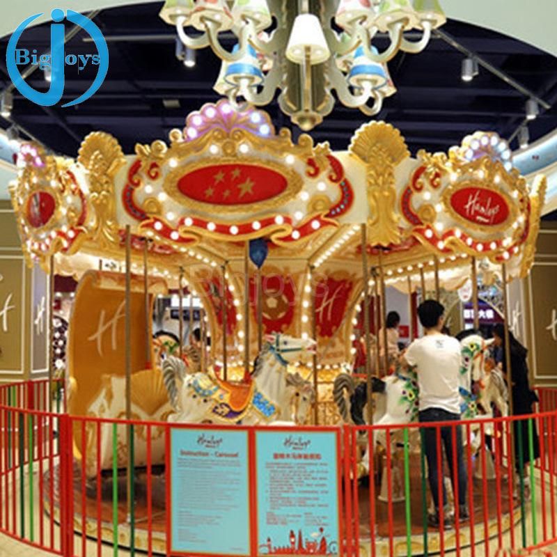 Amusement Kiddie Ride Luxury Carousel Ride for Sale