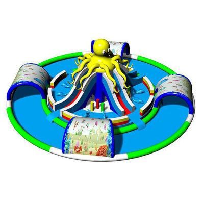 Factory Direct Inflatable Water Park with Bouncer Slide Amusement Toy