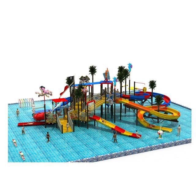 Fiberglass Material and Customized Color Water Spray Park Equipment