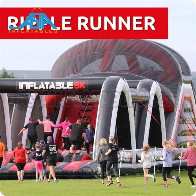 Factory Bespoke Insane Inflatable 5K Obstacles Challenging Run Race Inflatable 5K Run From Asia Inflatables