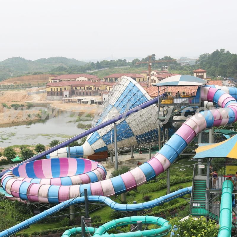 Fiberglass Space Bowl Water Slide (GW-010)