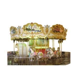 18 Seats-B Revolving Horses Carousel for Amusement Park