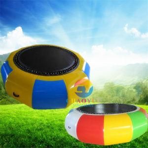 Floating Water Inflatable Trampline with Ce Pump for Water Sports