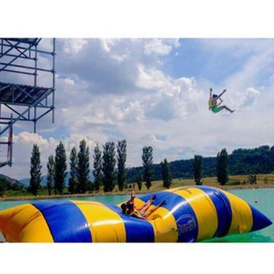 Inflatable Water Jumping Pillow Inflatable Water Game Jump Water Blob for Water Park