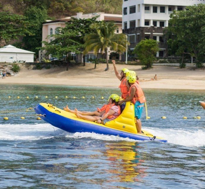 Inflatable Boat 6 Persons Bandwagon Water Towable Inflatable Surfing Boat