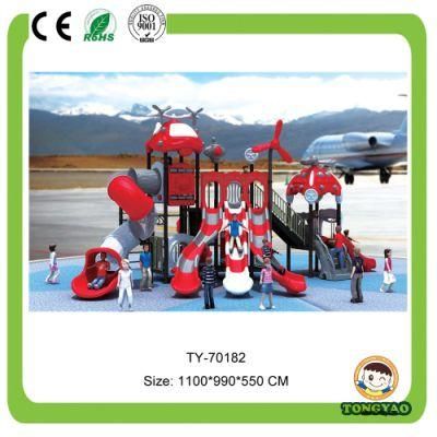 Ce Approved Multifunction Plastic Slide Outdoor Playground (TY-70182)