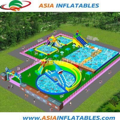 Factory Supplies Customized Durable Commercial Inflatable Water Park Playground for Sale