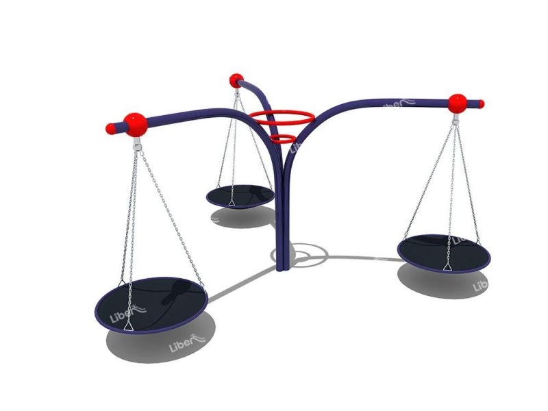 Outdoor Single Kids Swing Playground Equipment for School Amusement Park