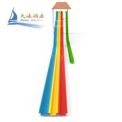 Rainbow Water Slide with 6 Colors (DL-50905)