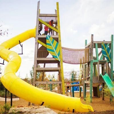 Custom Outdoor Playground Slides Kids Amusement Park Climbing Frame Equipment