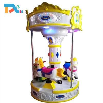 Commercial Coin-Operated Mini Electric Children Riding Carousel Amusement Room Theme Park Rides