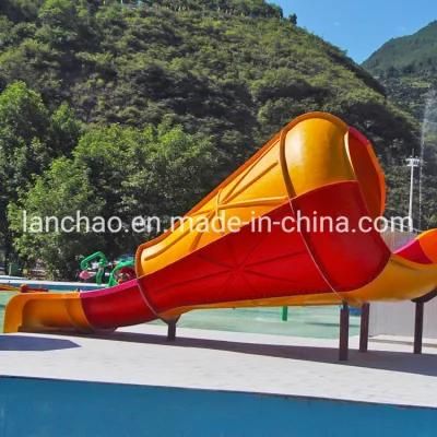 Fiberglass Kids Mini Tornado Water Slide for Theme Aqua Park