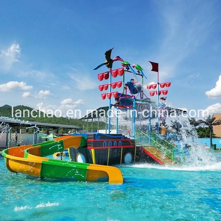 Family Water Park Equipment Kids Water Slide Playground