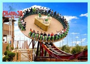 Long Size Amusement Park Ride Flying Disc UFO