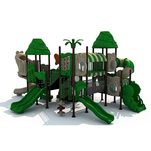 Cowboy Forest Style Combination Slide with Swing Kids Playground for Kindergarten and Daycare