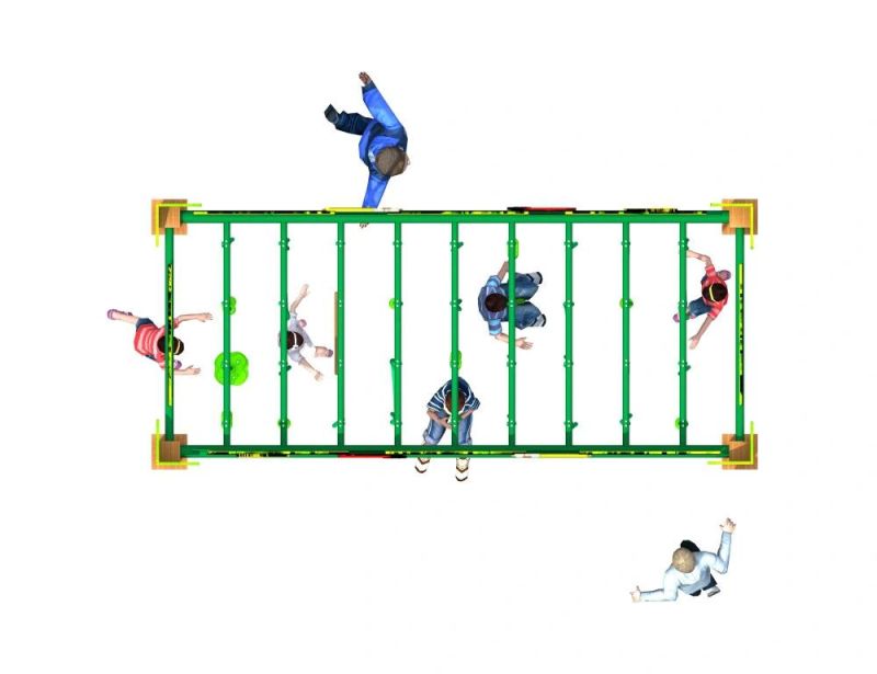 High Quality Kids Adventure Playground Popular Rope Climbin