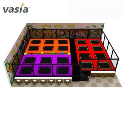 Indoor Gymnastic Trampoline Wholesale Amusement Park Trampoline Jumping Bed