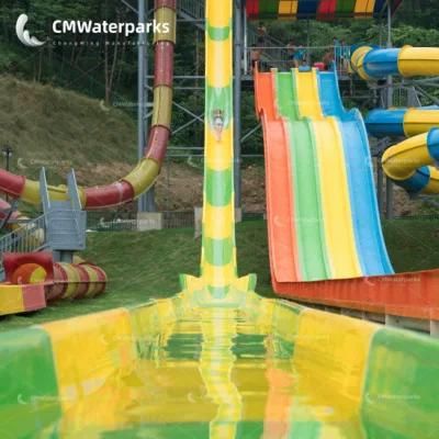 Commerical Water Park Equipment Fiberglass Water Slide Combination Slide for Adults