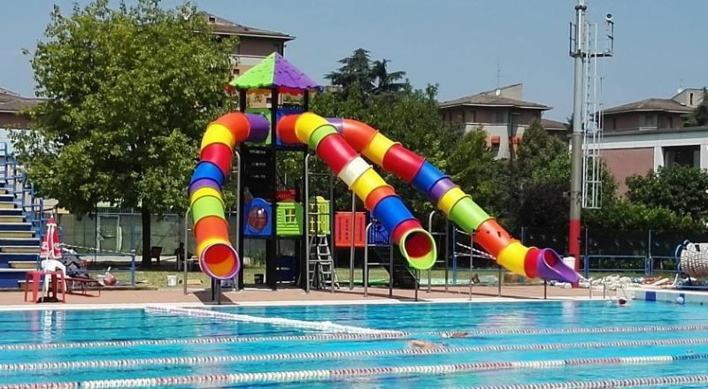 Popular Outdoor Metal Children Outdoor Playground Seesaw with Seesaw Plastic Seat for Children