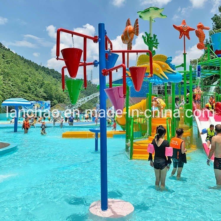 Kids Water Park Playground Games Splash Pad Equipment