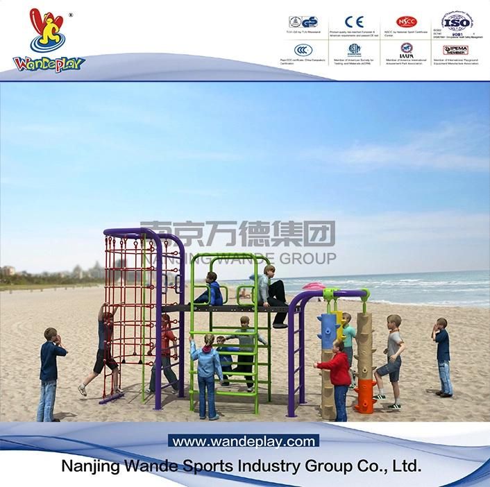 Outdoor Big Plastic Slides New Equipment Rope Park Equipment